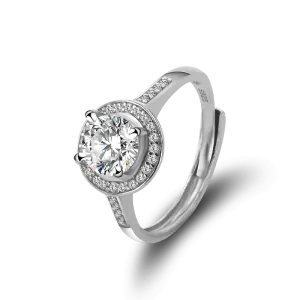 Moissanite  Wedding  Ring