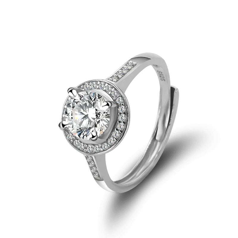 Moissanite  Wedding  Ring