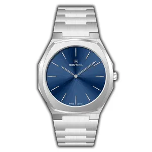 Monteva Slim Gents Watch with Dark Blue Dial