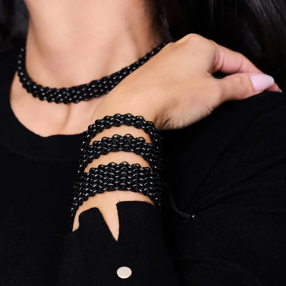 Mountain Gorilla Links | Original Kismet Bracelet | Black x Gunmetal