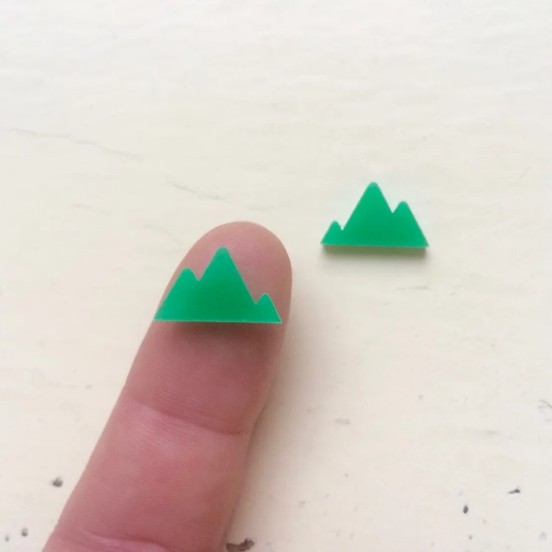 Mountain - Mini Cabochons - 10 Pairs