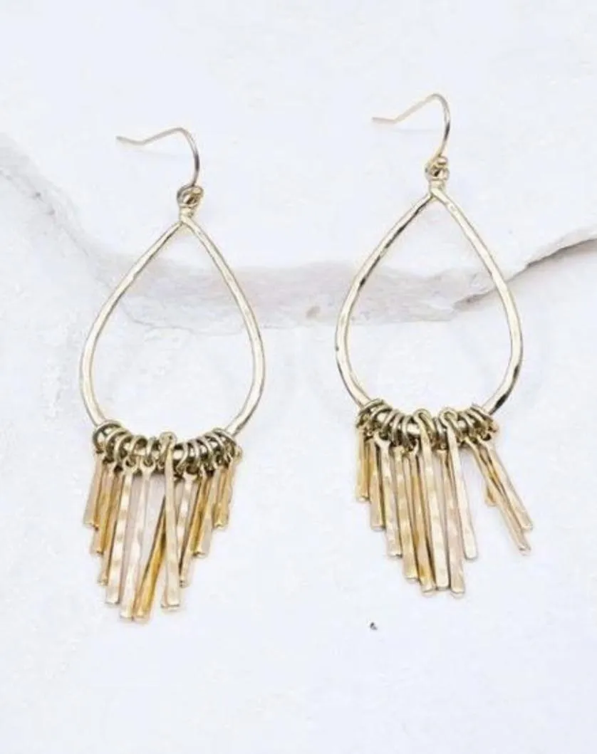 Multi Bar Drop Earring