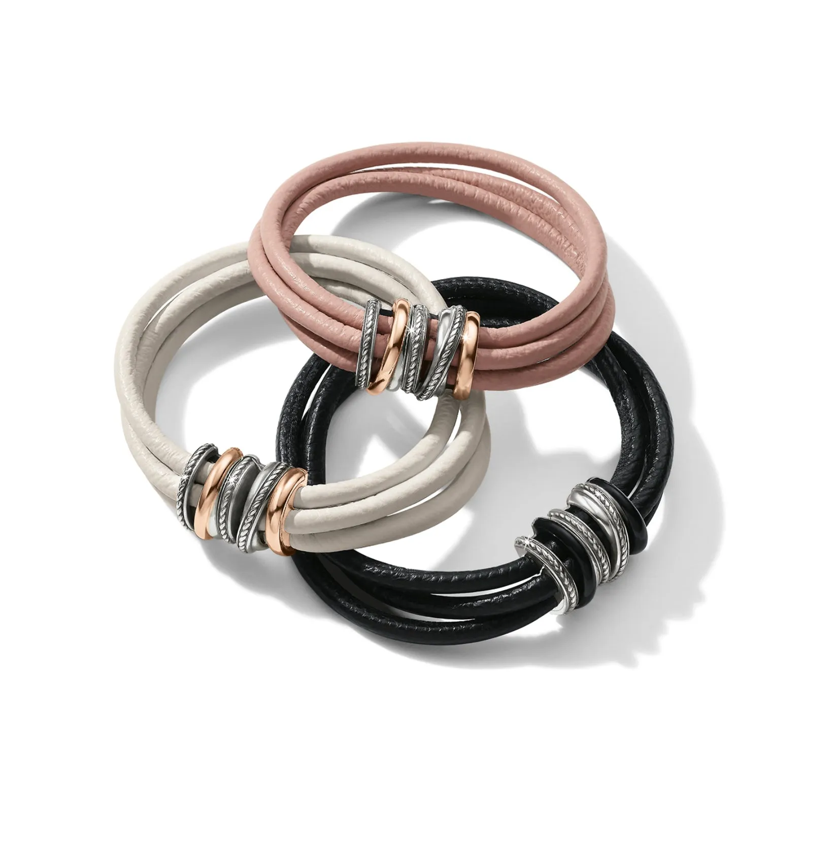 Neptune’s Rings 2-Tone Bracelet - Shoe White