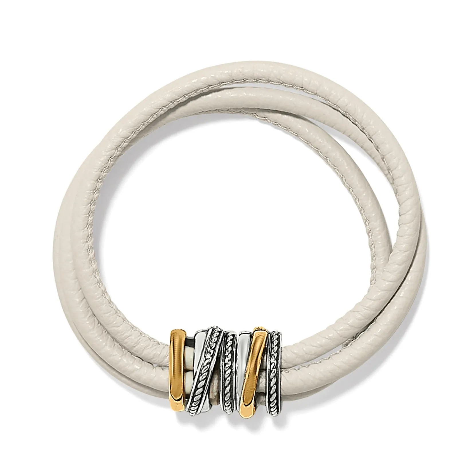 Neptune’s Rings 2-Tone Bracelet - Shoe White