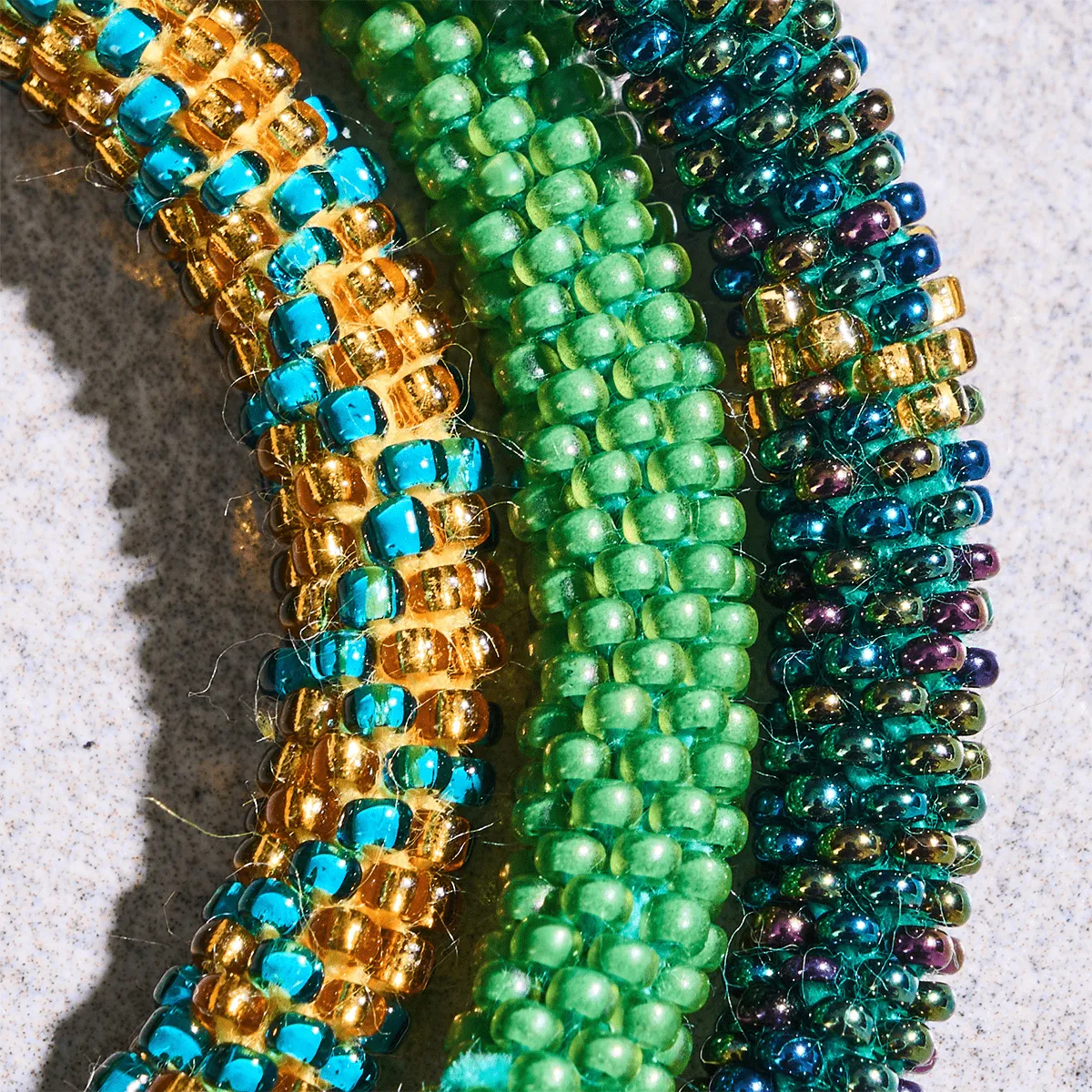 Oasis in the Serengeti | Himalayan Glass Bead Bracelet