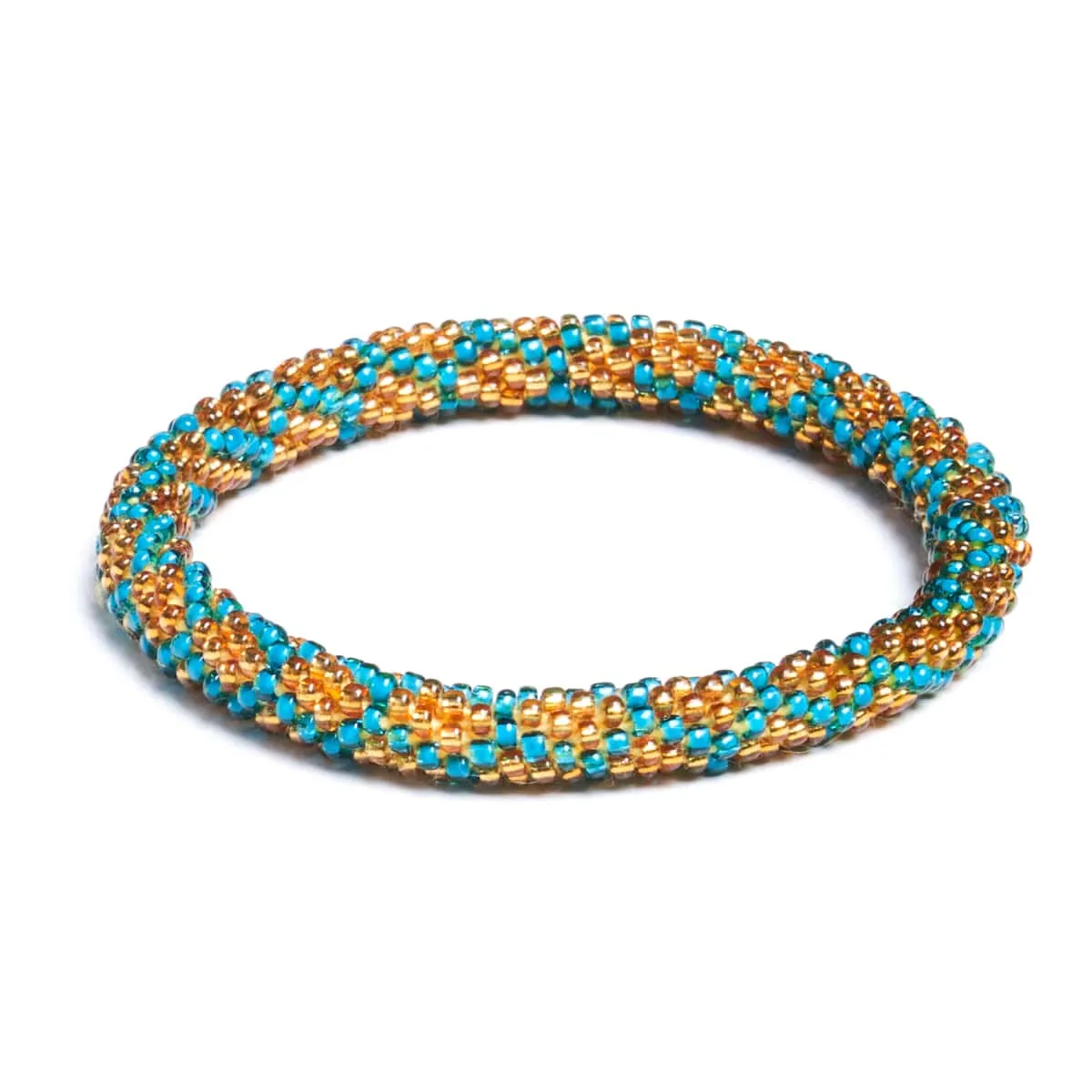 Oasis in the Serengeti | Himalayan Glass Bead Bracelet