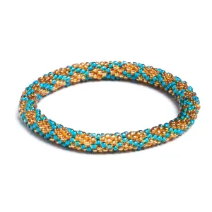 Oasis in the Serengeti | Himalayan Glass Bead Bracelet