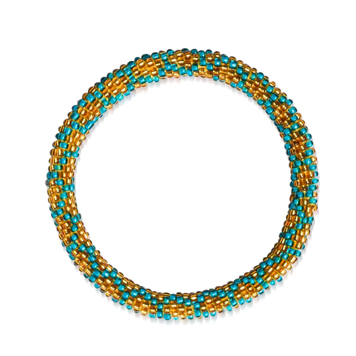 Oasis in the Serengeti | Himalayan Glass Bead Bracelet
