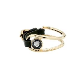 On My Own bracelet, gold/grey