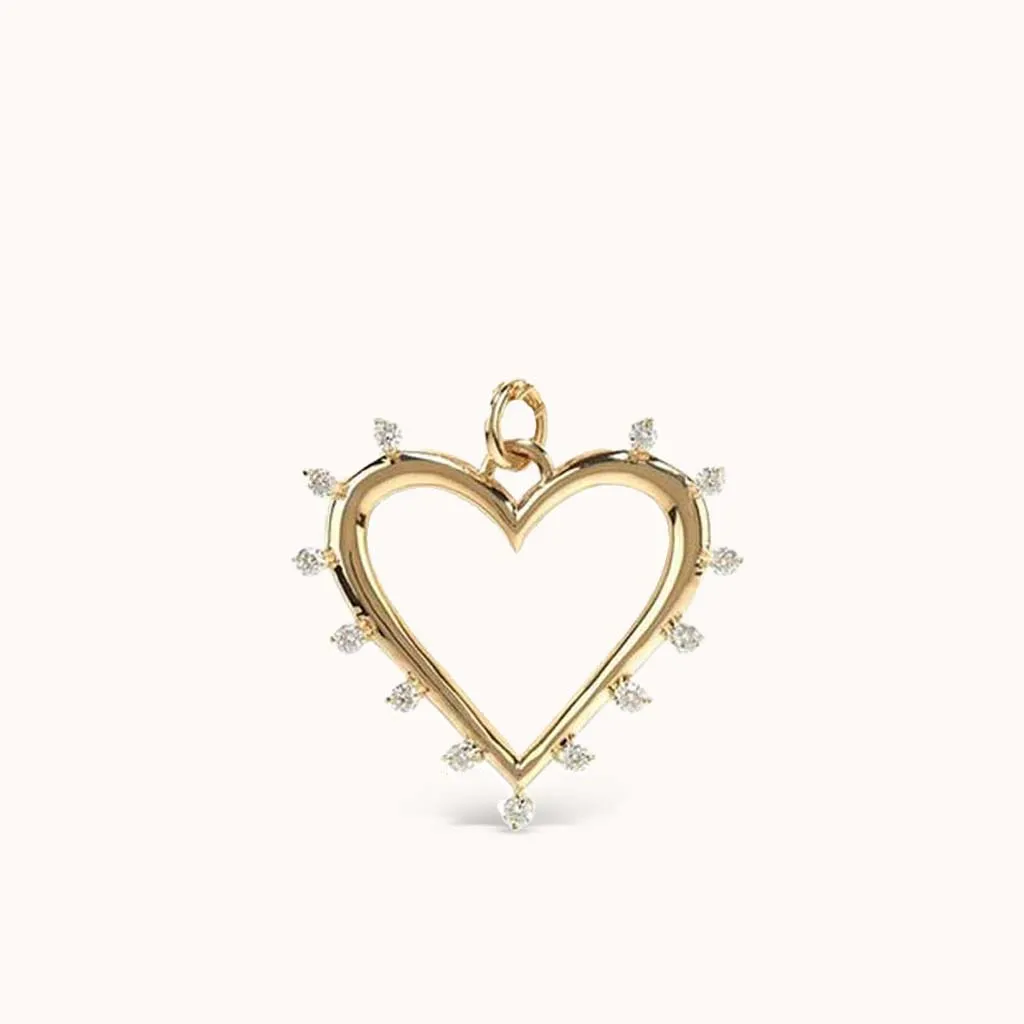 Open Heart Charm