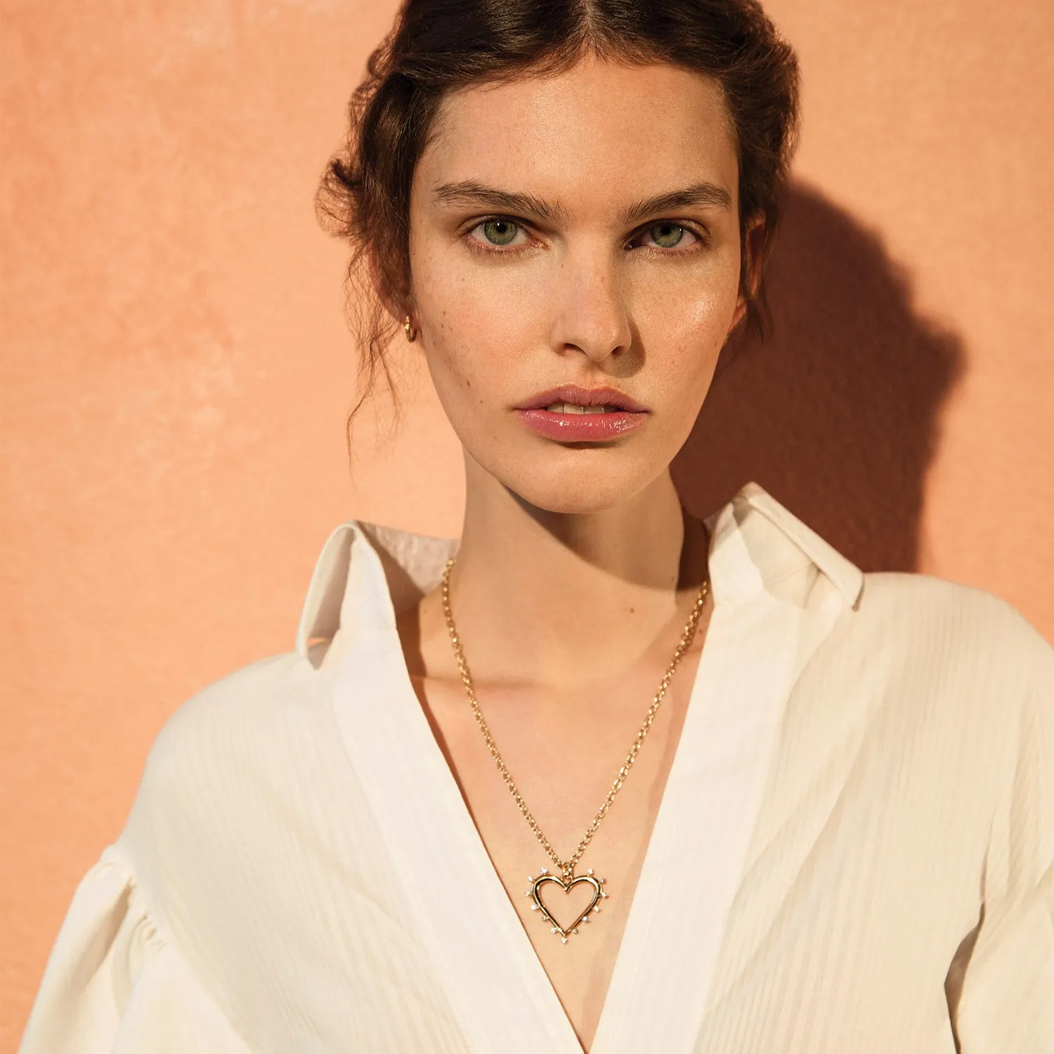 Open Heart Necklace