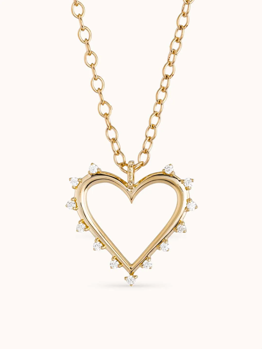 Open Heart Necklace
