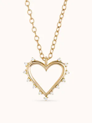 Open Heart Necklace