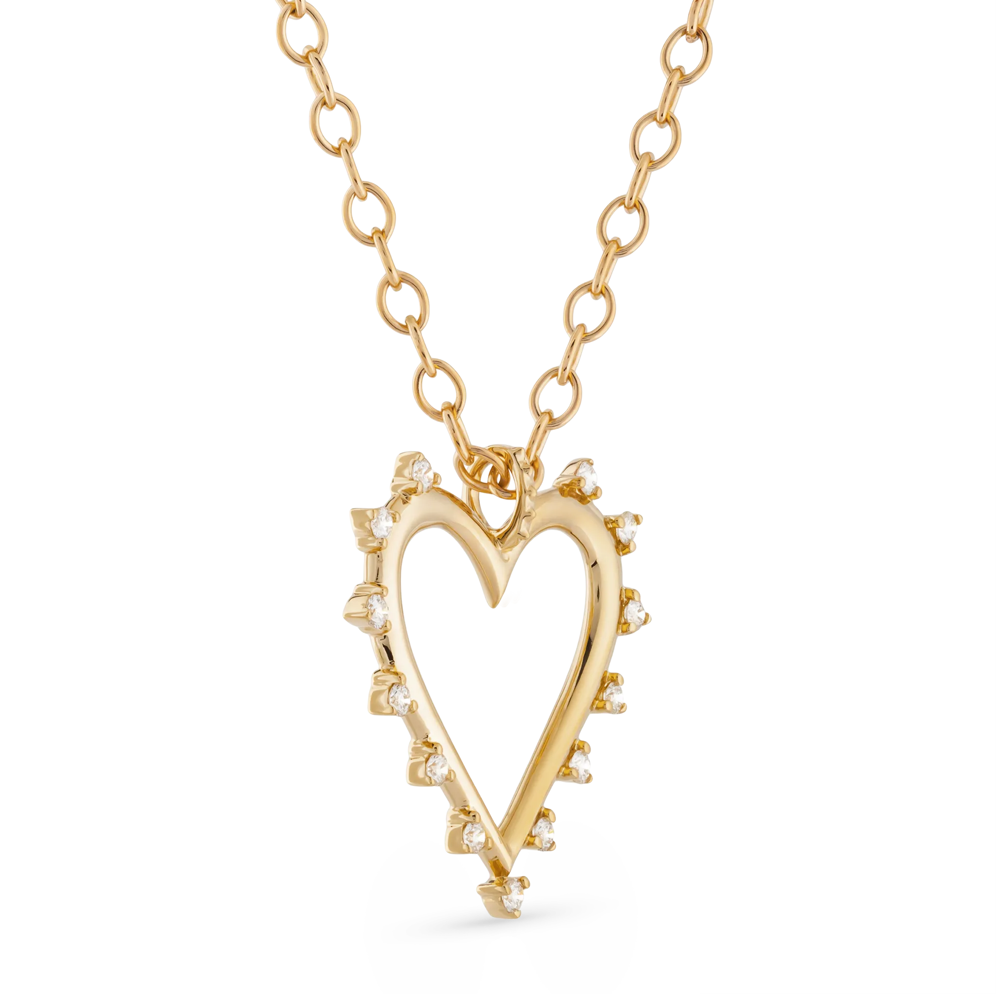 Open Heart Necklace