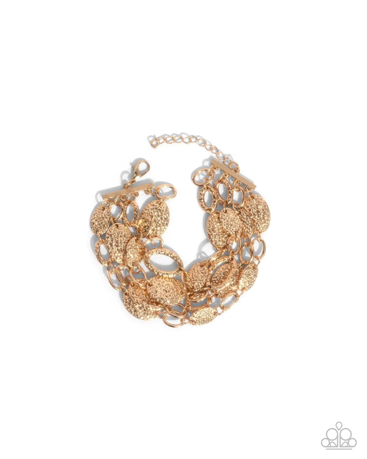 Paparazzi Hammered Helm - Gold