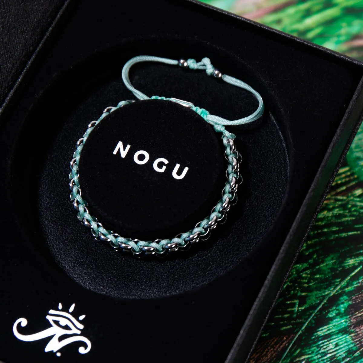 Peacock Links | Mini Kismet Bracelet | Teal x Silver