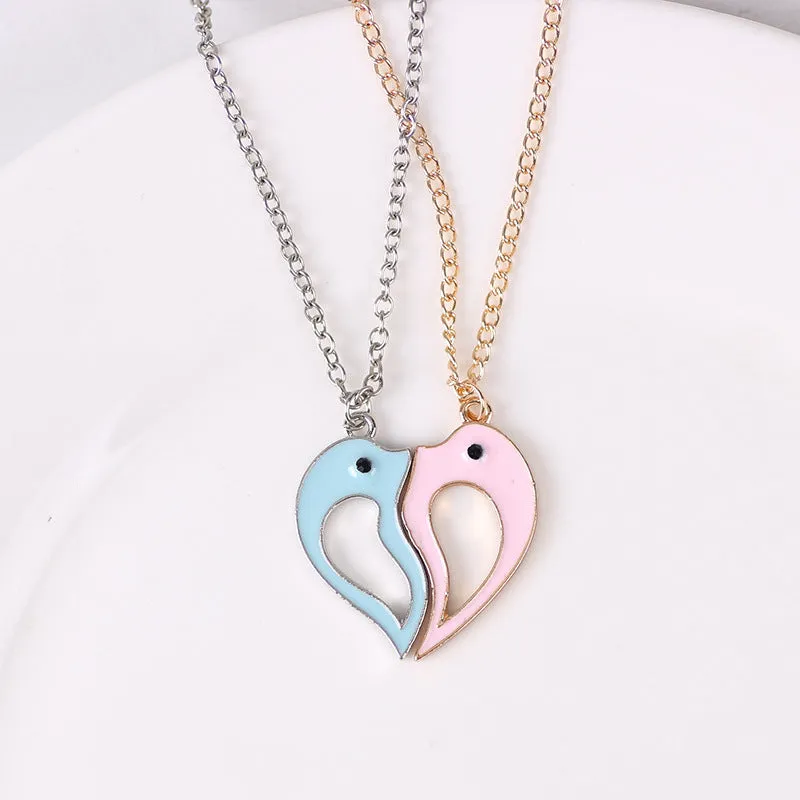 PIGGOODS Dolphin Love Magnetic Necklaces