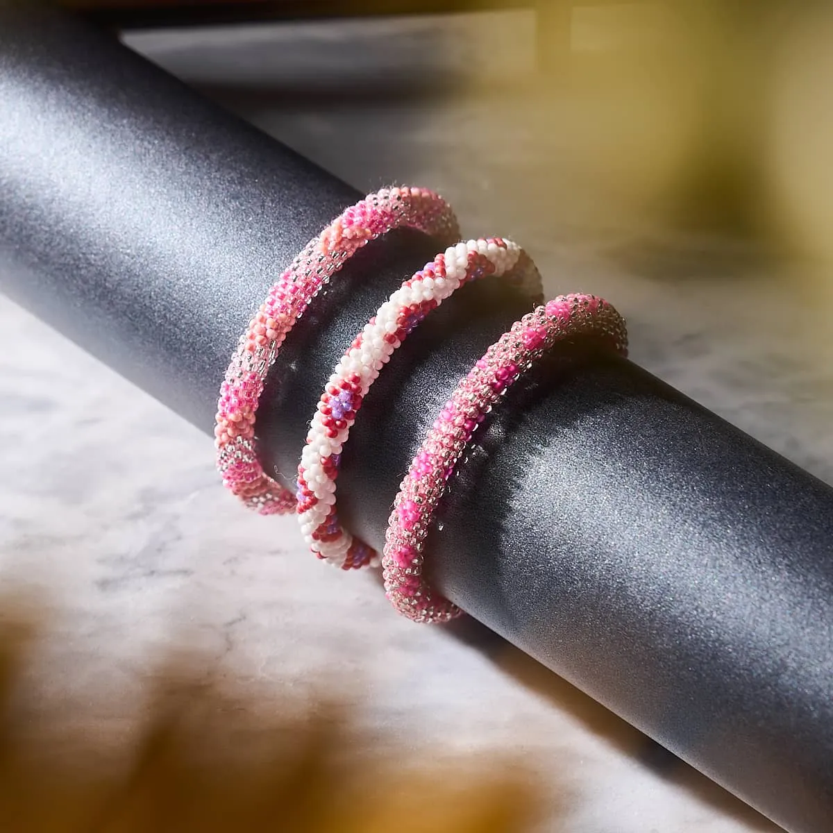 Piglet II | Himalayan Glass Bead Bracelet