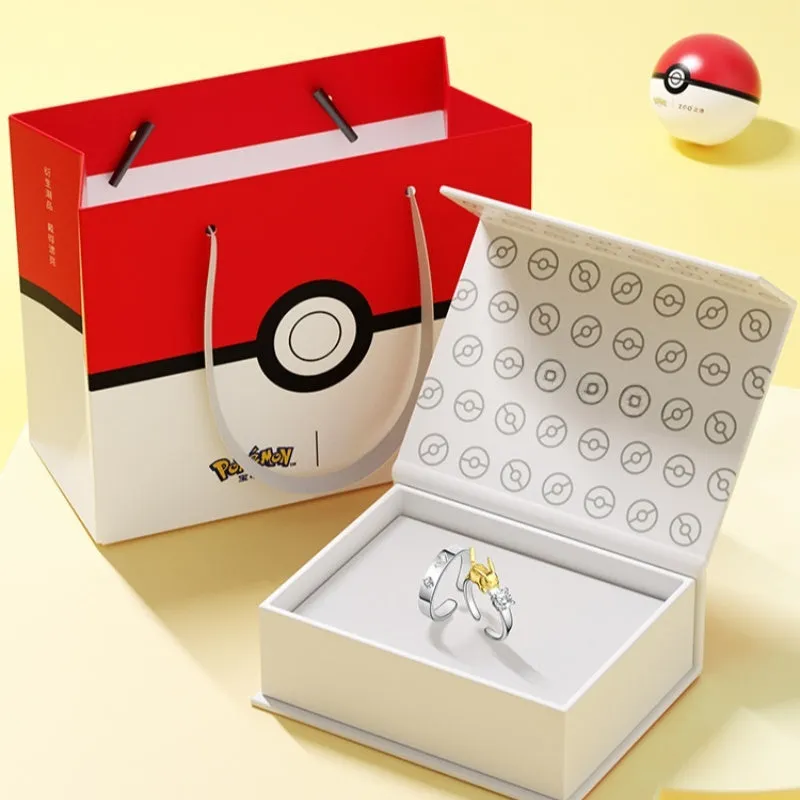 Pikachu S925 Silver Couple Rings