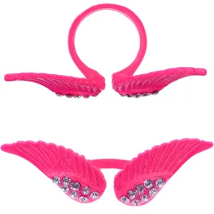 Pink Double Angel Wing Cuff Ring