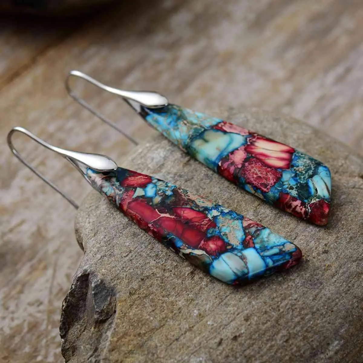 Pleasantly Created Geometric Dangle Earrings