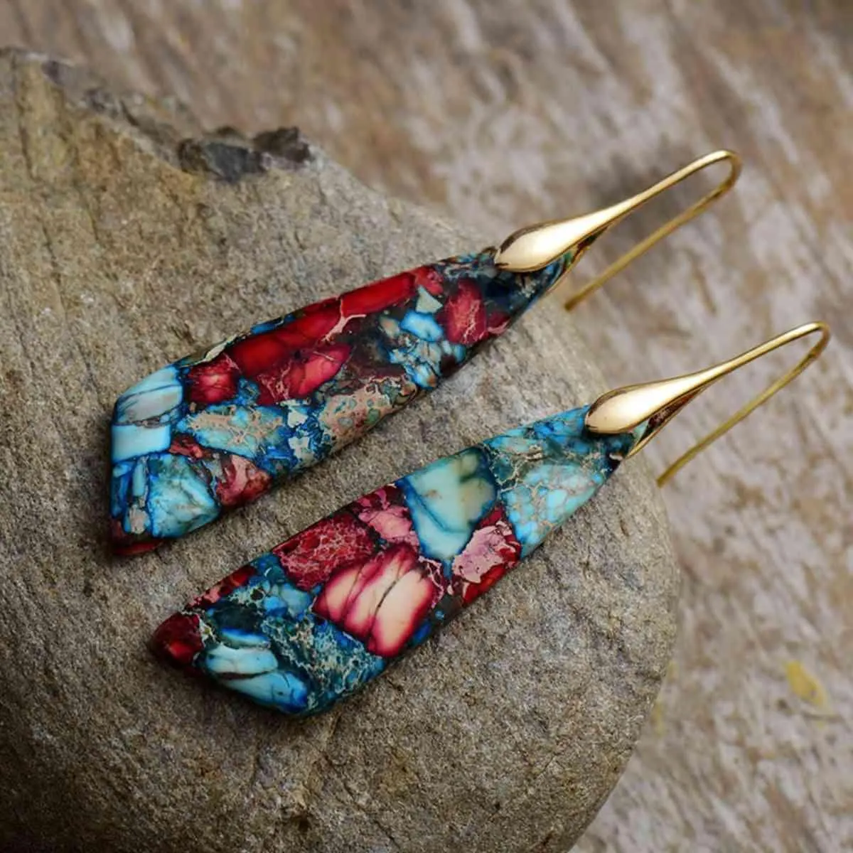 Pleasantly Created Geometric Dangle Earrings