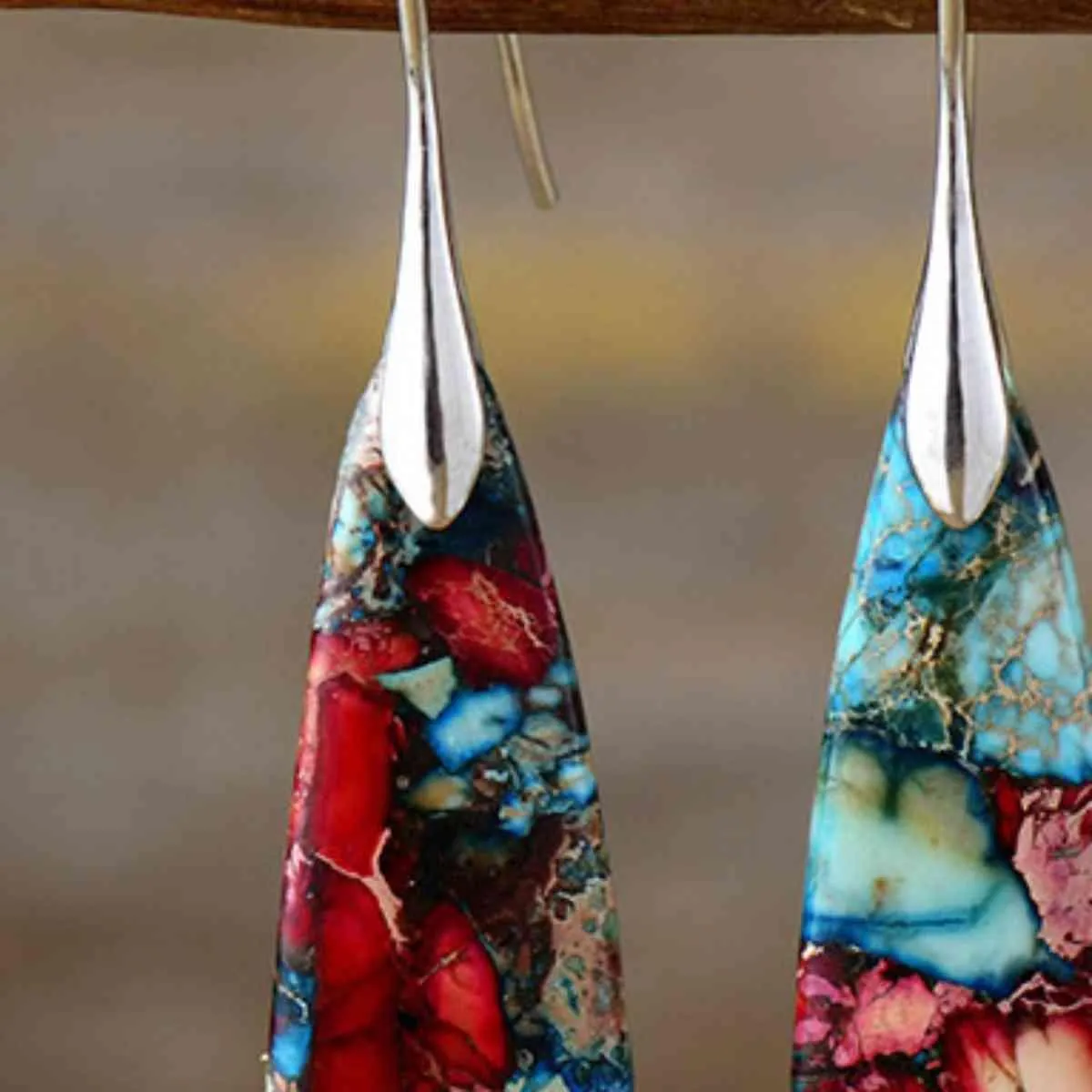 Pleasantly Created Geometric Dangle Earrings