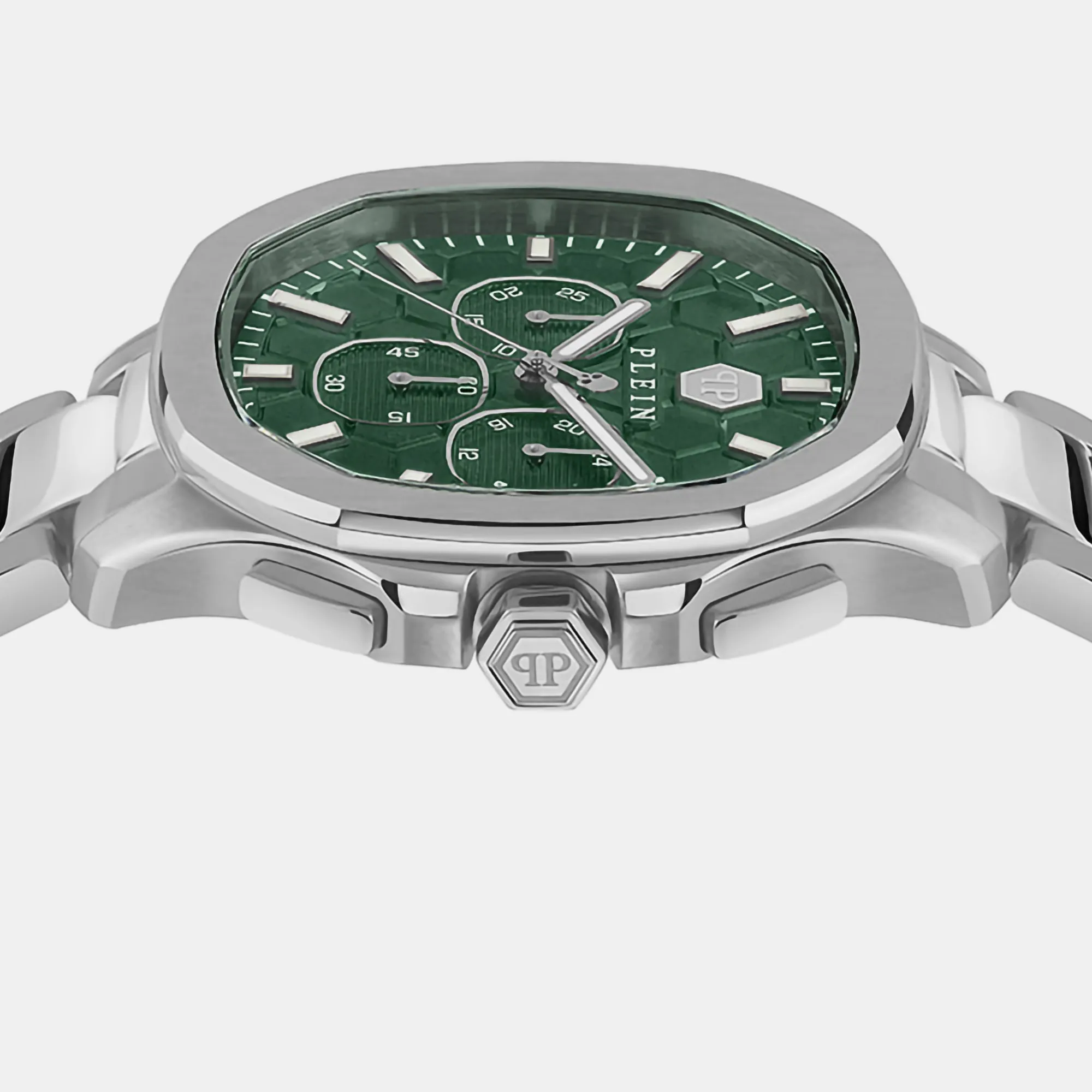 Plein Philipp Men's Green Chronograph Stainless Steel Watch PWSAA0223