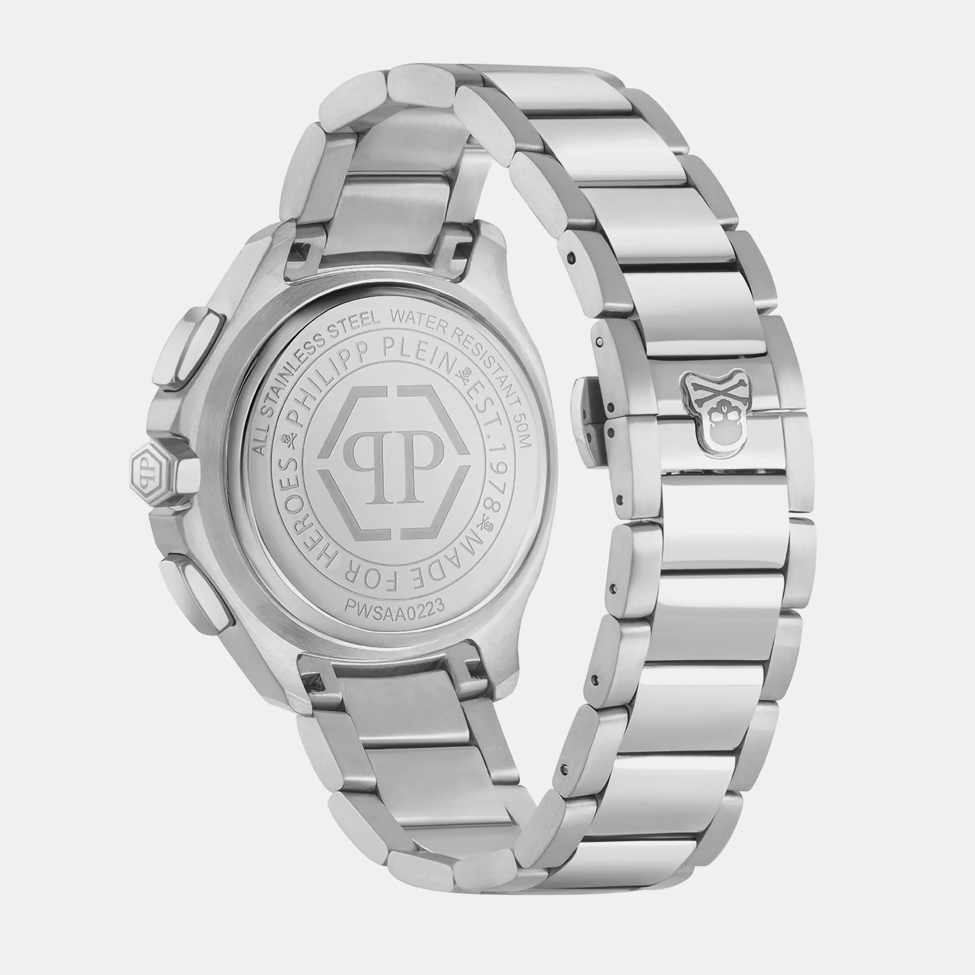 Plein Philipp Men's Green Chronograph Stainless Steel Watch PWSAA0223