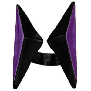 Purple Retro Cuff Ring