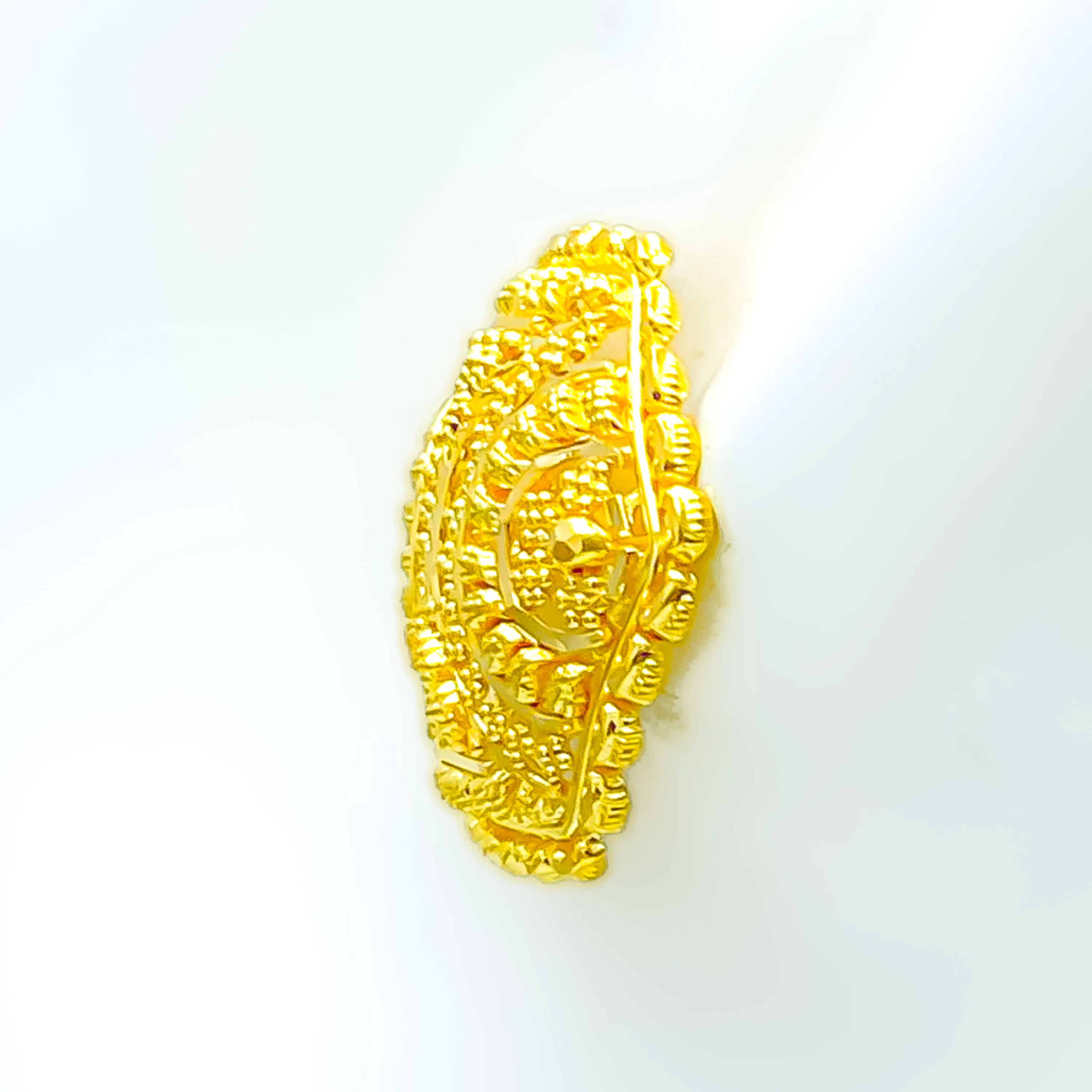 Radiant Geometric 22k Gold Earrings