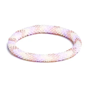 Raindrops on Roses | Himalayan Glass Bead Bracelet