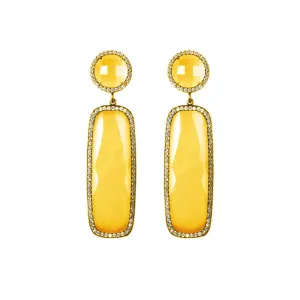 Rectangle Drop Earrings