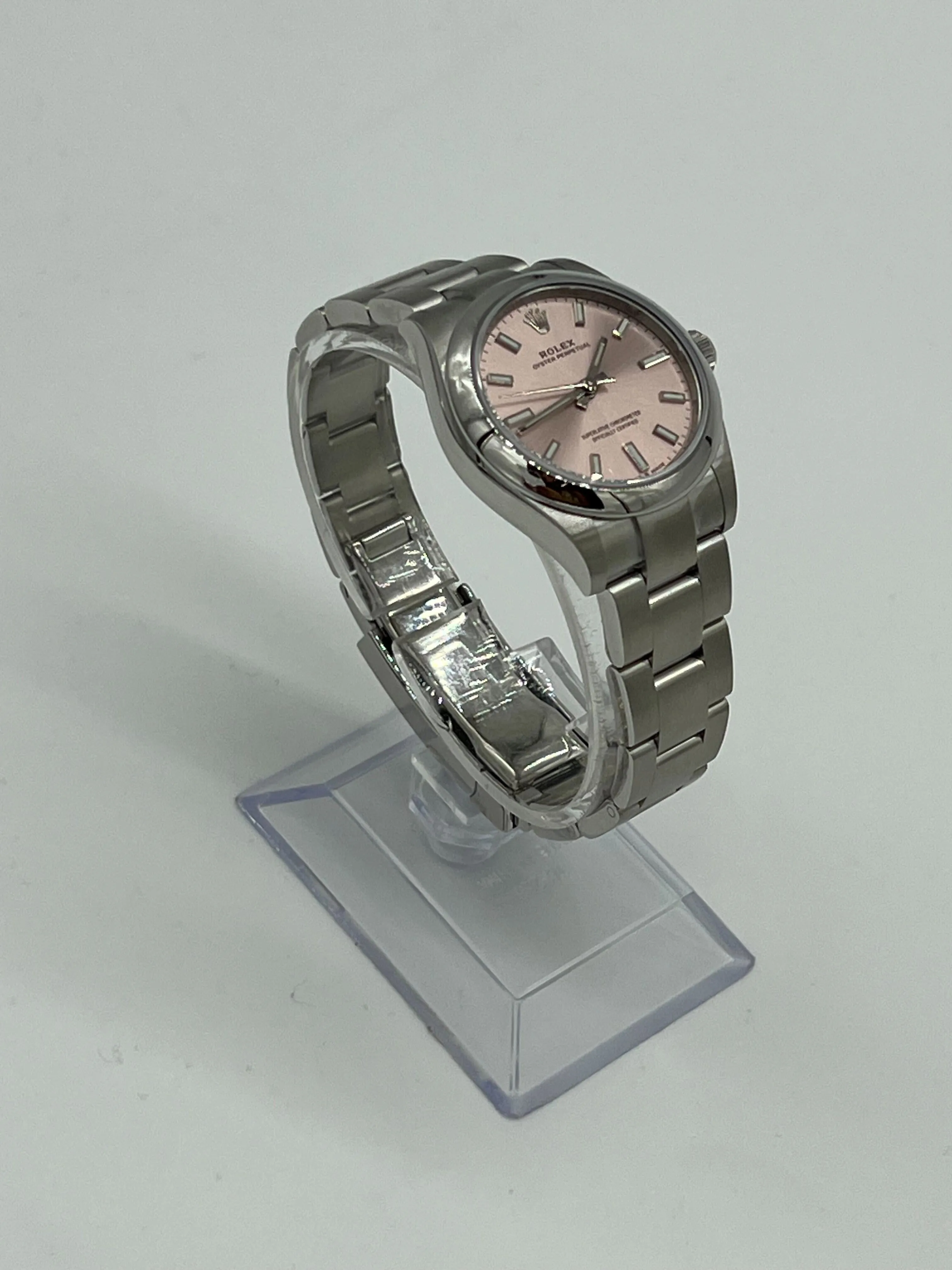 Rolex Oyster Perpetual 277200 'Ladies' Stainless Steel Pink Dial