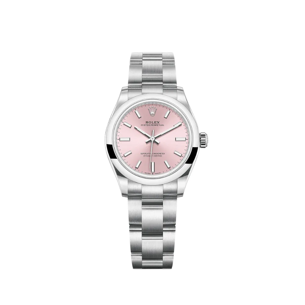 Rolex Oyster Perpetual 277200 'Ladies' Stainless Steel Pink Dial