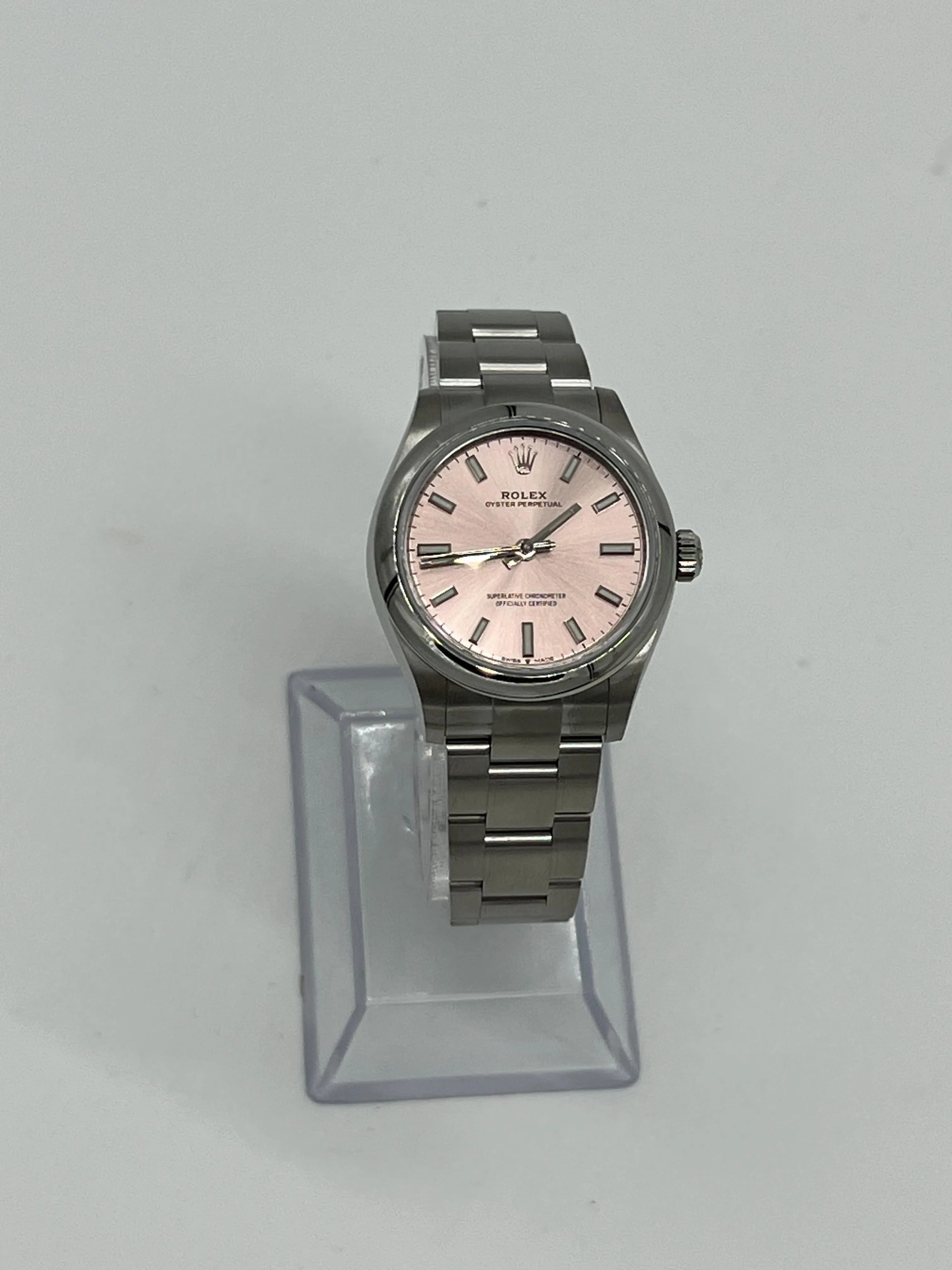 Rolex Oyster Perpetual 277200 'Ladies' Stainless Steel Pink Dial