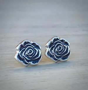 Rosebud Stud Earrings