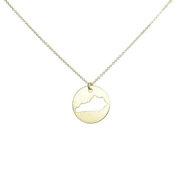SALE - State Outline Necklace
