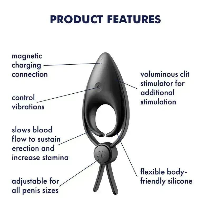 Satisfyer Sniper -  -  Vibrating Adjustable Lasso Cock Ring