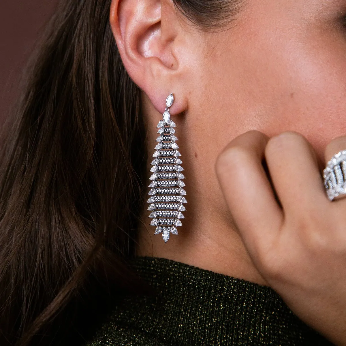 Savoy Diamond Earrings