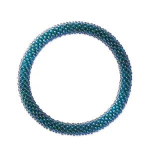 Seafoam | Himalayan Glass Bead Bracelet