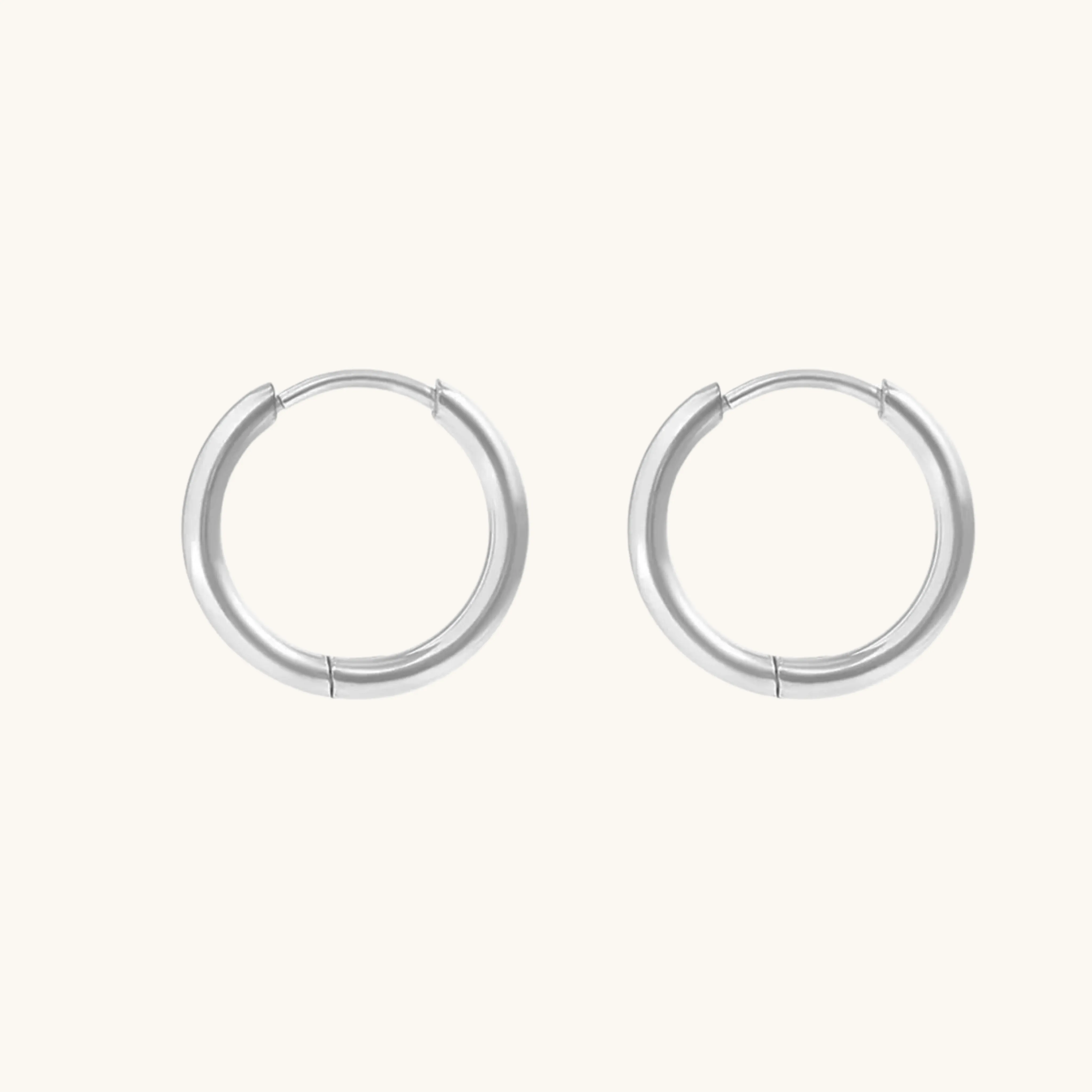 Silver Minimalist Super Mini Huggie Hoops