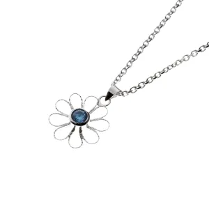 Silver Necklaces with zirconia stone