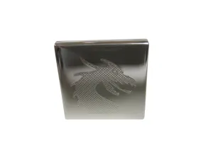 Silver Toned Etched Dragon Head Adjustable Size Fashion Ring