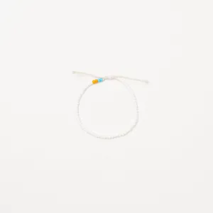 Single Strand Bracelet - White
