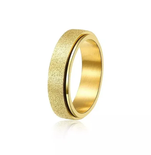 Size 8 Spinning fidget ring