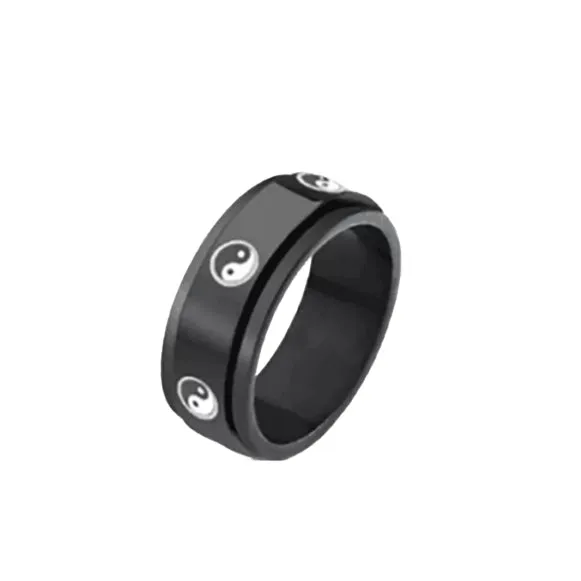 Size 8 Spinning fidget ring