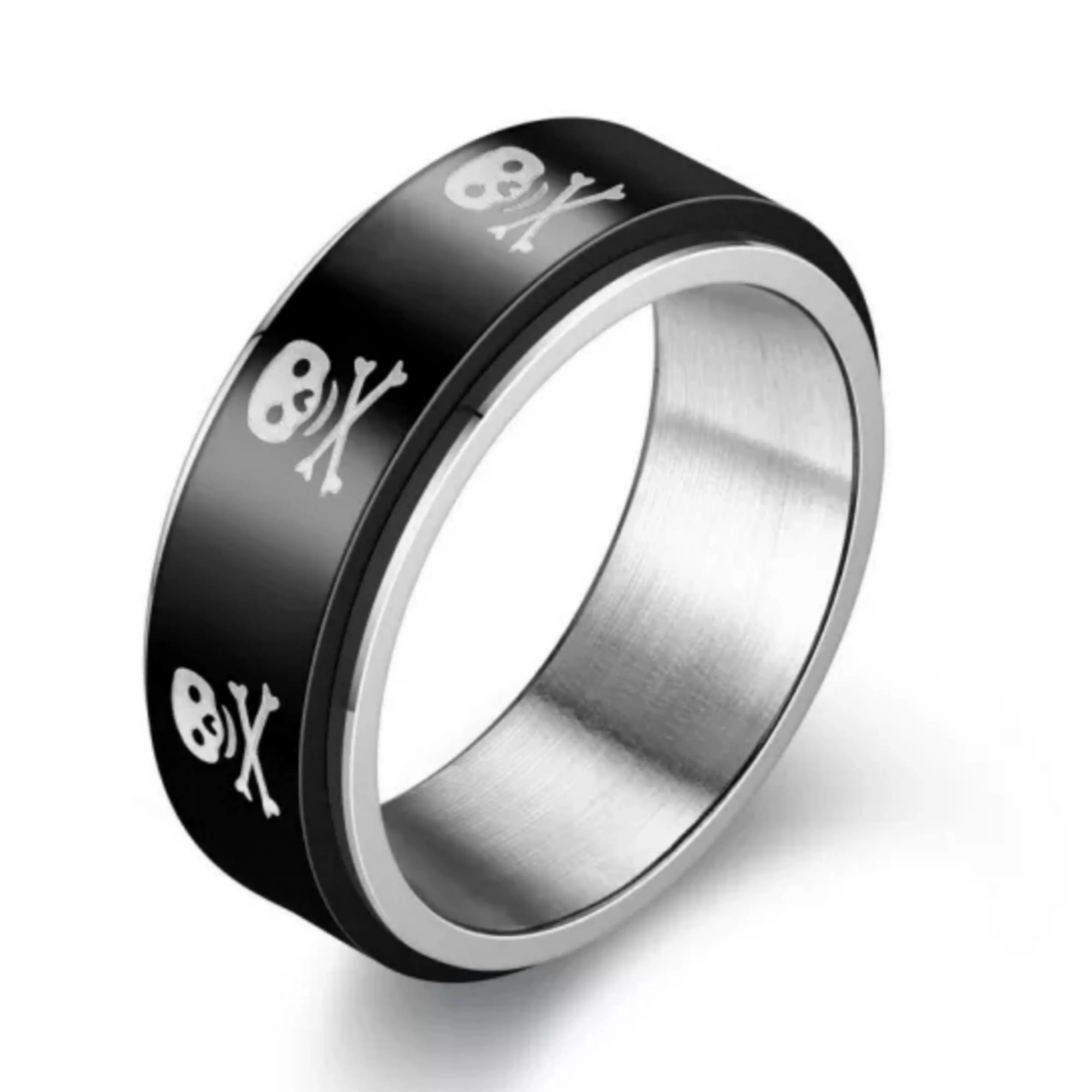 Size 8 Spinning fidget ring