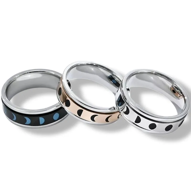 Size 8 Spinning fidget ring