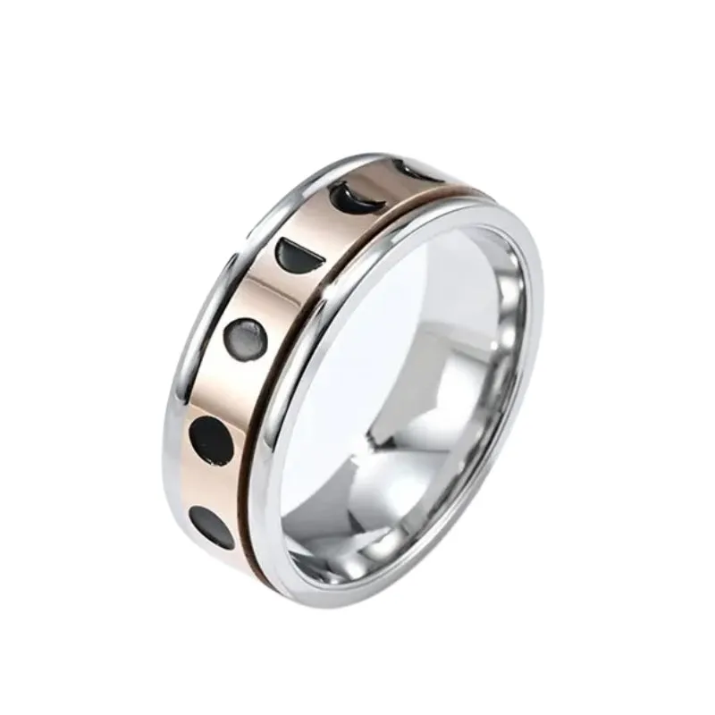 Size 8 Spinning fidget ring